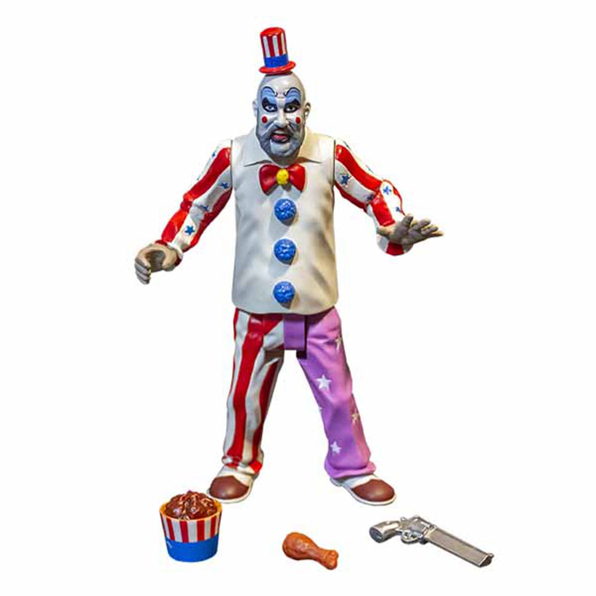 Captain Spaulding Horror Movie Figurine - House of 1000 Corpses Collectible Action Figure - Perfect for Horror Fans & Movie Memorabilia Collections