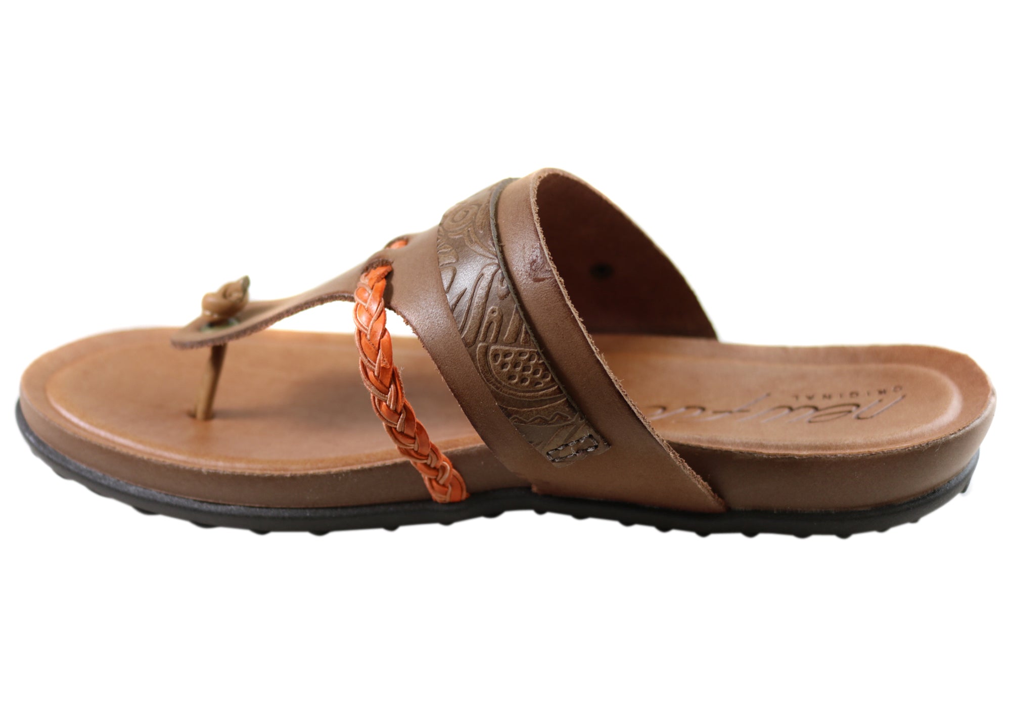 Women's Comfortable Leather Sandals - Handmade in Brazil - Casual Summer Flip Flops for Beach, Travel & Everyday Wear