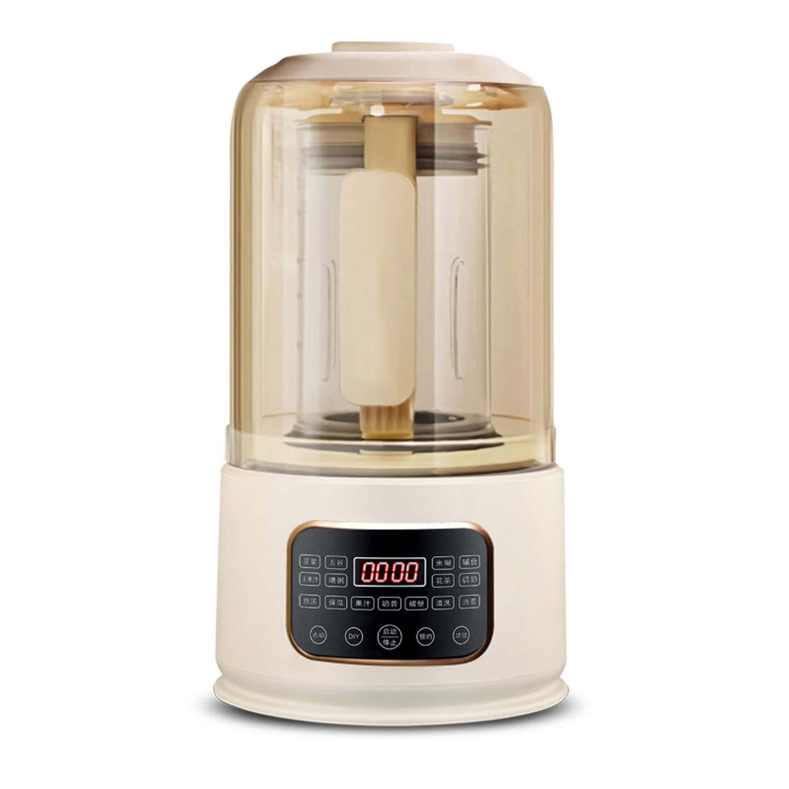 QBREZA Automatic Soy Milk Maker with Bass Heating - Multi-Function Juicer, Blender & Food Processor for Home Kitchen - Perfect for Healthy Breakfast, Baby Food & Fresh Juice Making