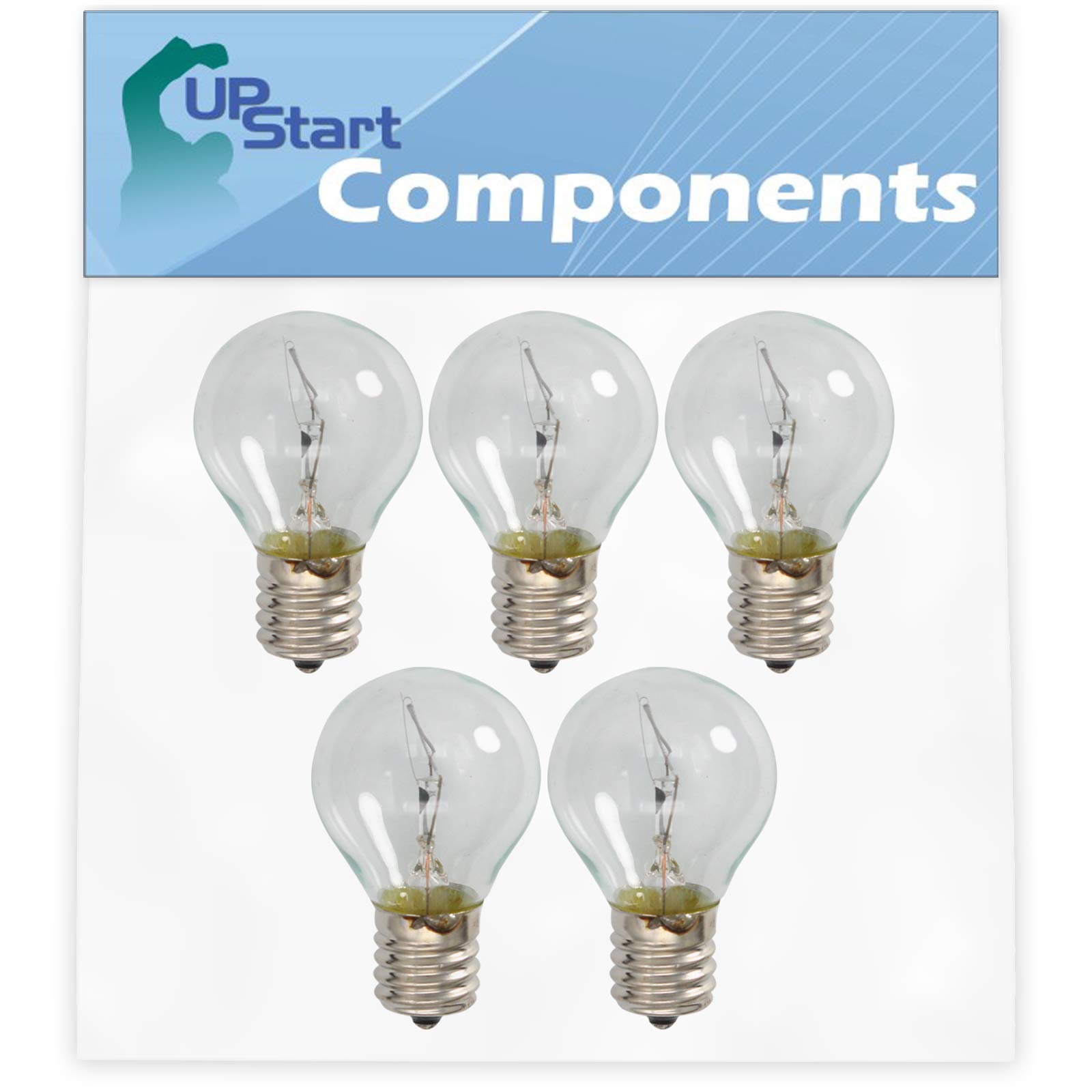 5-Pack 8206443 Microwave Light Bulbs - Compatible with Whirlpool WMH32519HV3 & 8206443 Models - Perfect for Kitchen Appliance Lighting and Replacement
