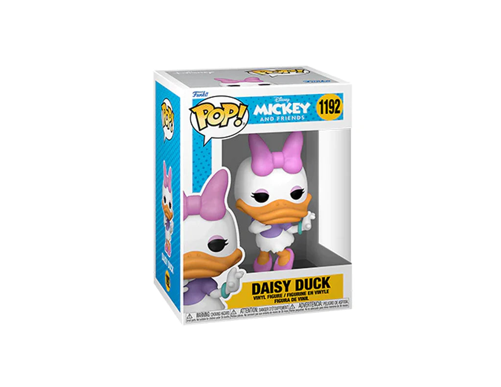 Disney Daisy Duck Funko Pop Vinyl Figure #1192 - Mickey and Friends Collection with Protector Case - Perfect for Collectors, Gifts, and Disney Fans Display