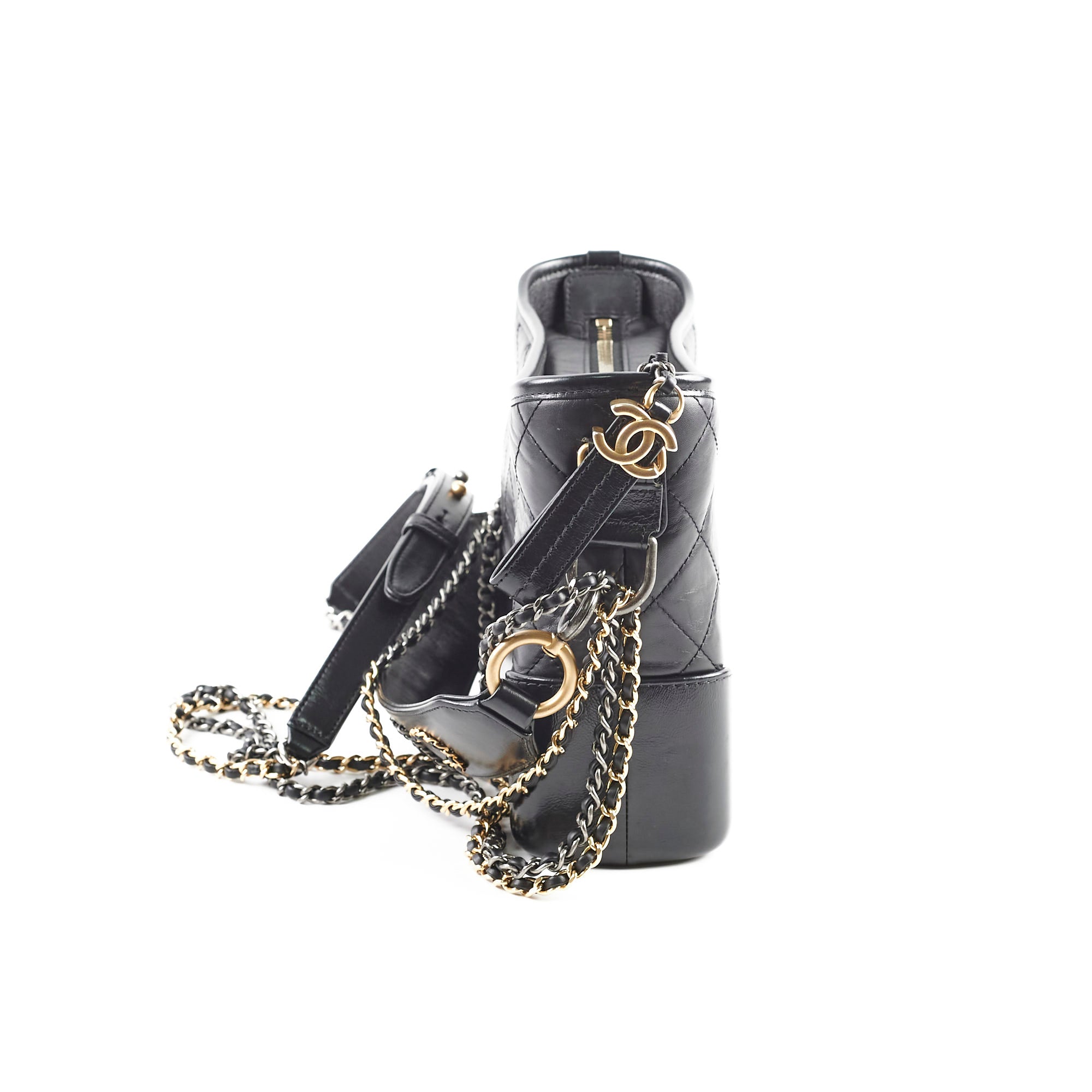 Chanel Medium Gabrielle Bag - Black Aged Calfskin Leather Shoulder Bag Series 29 | Luxury Designer Handbag for Women, Perfect for Work, Evening Events & Everyday Use