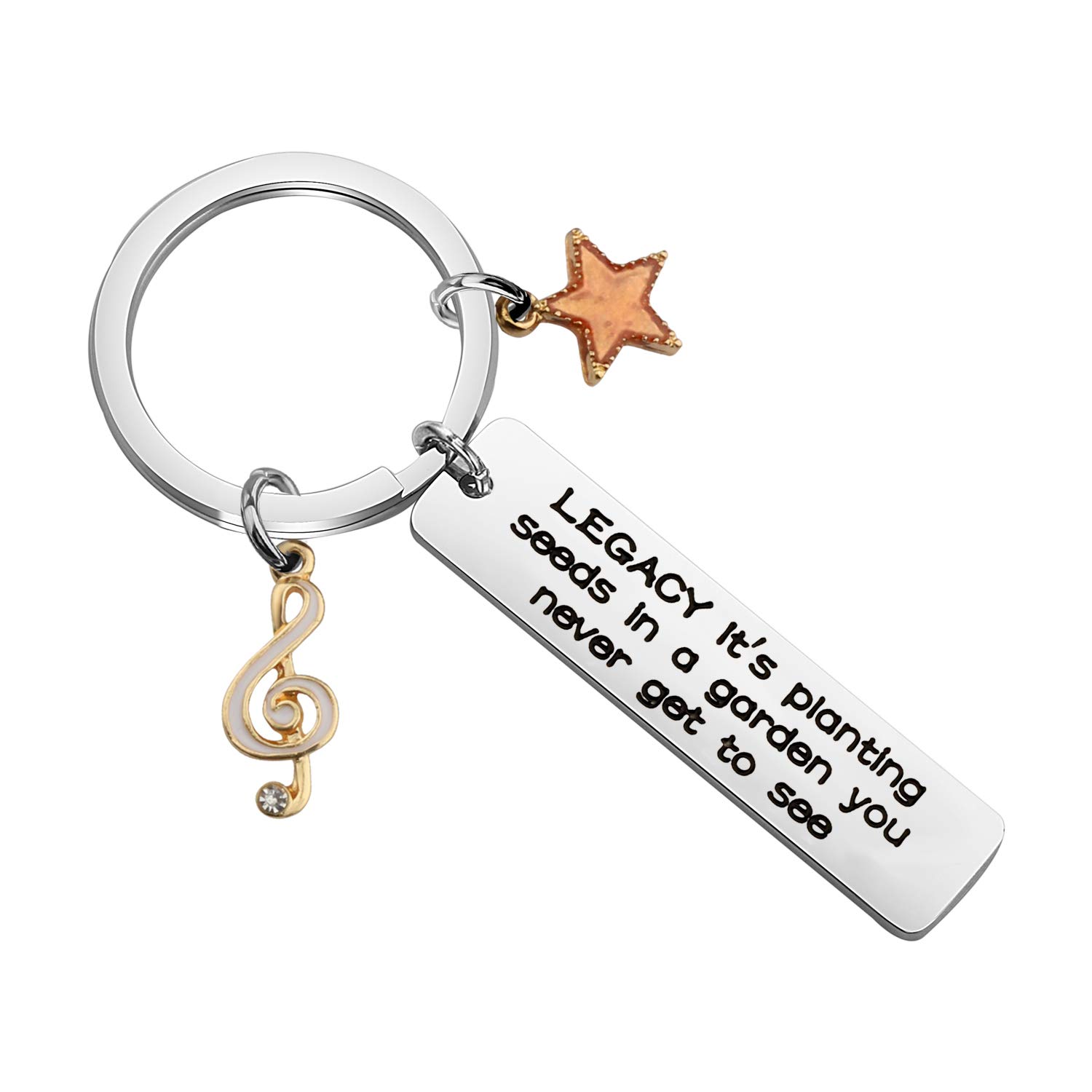 CHOORO Musical Gift Keychain - Inspirational Legacy Keepsake for Planting Seeds in a Garden You Never Get to See | Perfect for Graduation, Birthday & Teacher Appreciation Gifts
