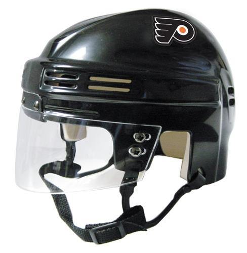 Philadelphia Flyers NHL Collectible Mini Helmet with Display Stand - Officially Licensed Hockey Memorabilia for Fans & Collectors - Perfect for Home, Office, or Man Cave Decor