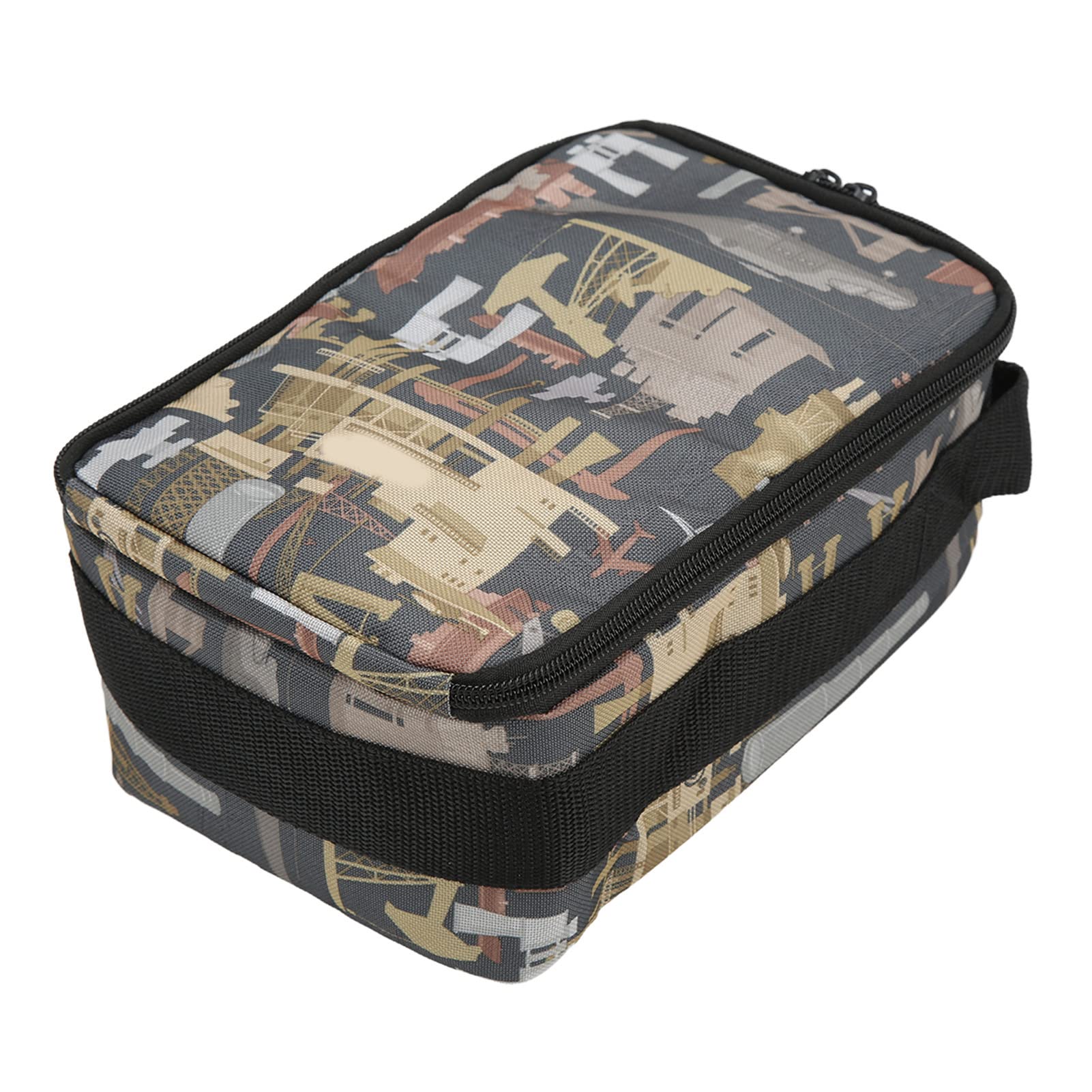 4-Layer Adjustable Fishing Tackle Bag - Large Capacity Waterproof Oxford Cloth Tackle Box for Bass Fishing | Portable Detachable Design for Boat, Shore & Camping Trips