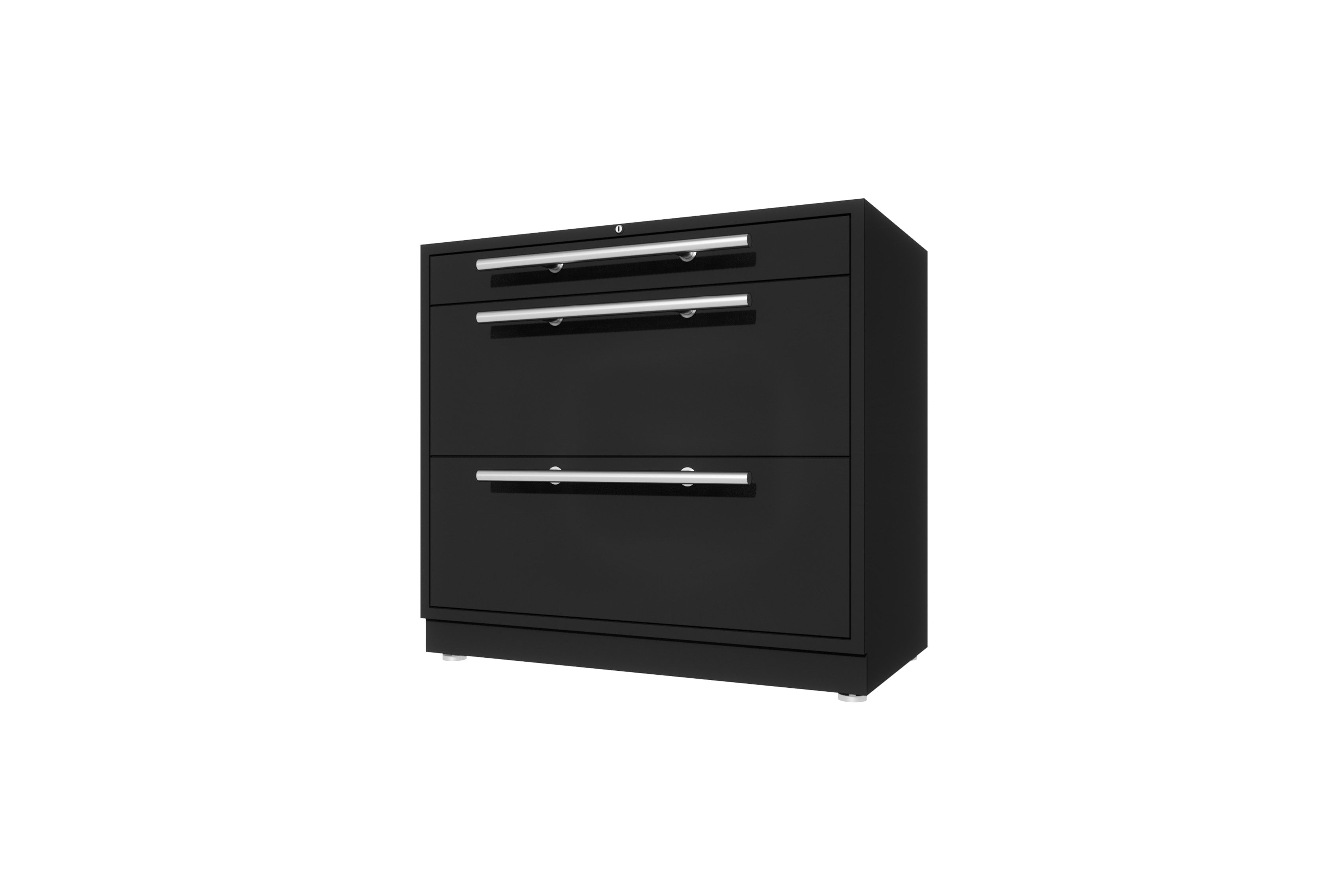ProSlat LUX 3-Drawer Base Cabinet 40-Inch Wide - Premium Garage Storage Solution for Tools & Equipment Organization