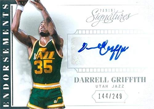 Darrell Griffith Autographed Basketball Card 2014 Panini #3/249 - Collectible for Utah Jazz Fans