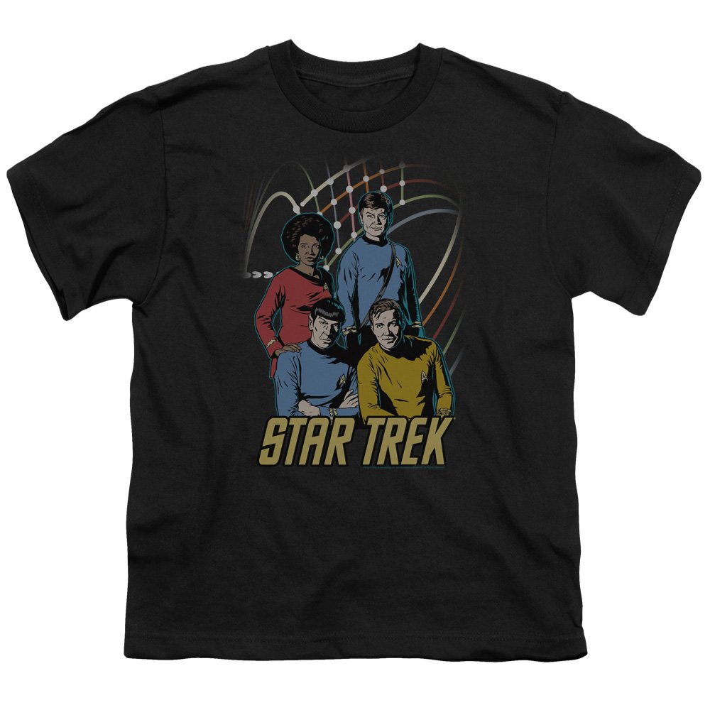 Star Trek Warp Factor 4 Graphic T-Shirt for Kids - Cool Sci-Fi Unisex Tee for Boys & Girls - Perfect for Cosplay, Birthday Gifts & Everyday Wear