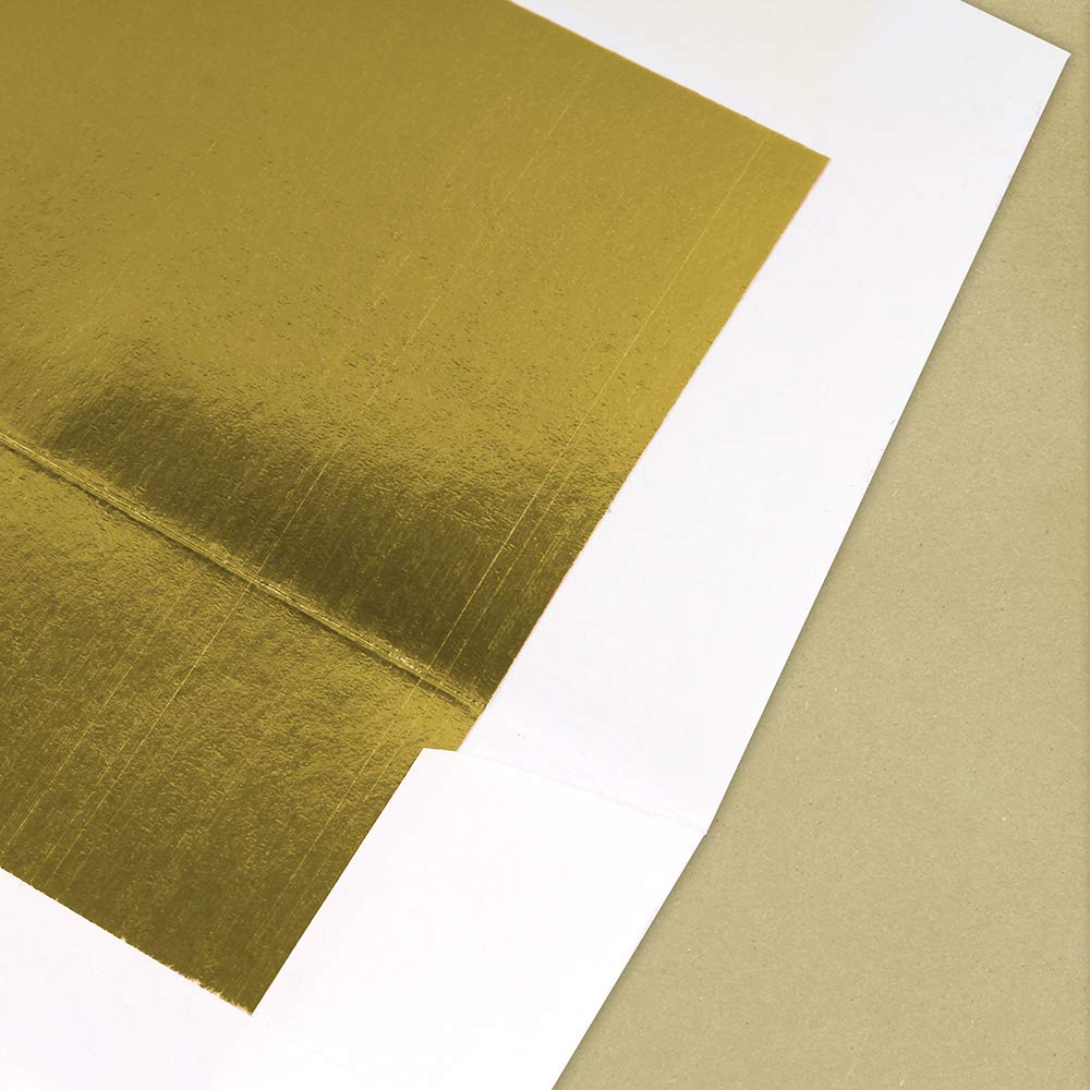 Gold Foil Lined A8 Invitation Envelopes - 5.5x8.1