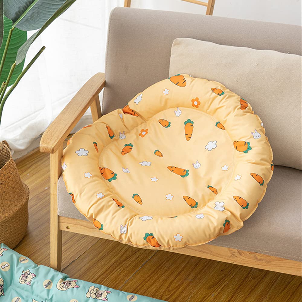 Medium Washable Cooling Dog Bed with Self-Cooling Gel - Breathable Pet Mat for Heat Relief - Perfect for Dog Crates, Cats & Puppies - Ideal for Summer, Hot Weather & Indoor Use
