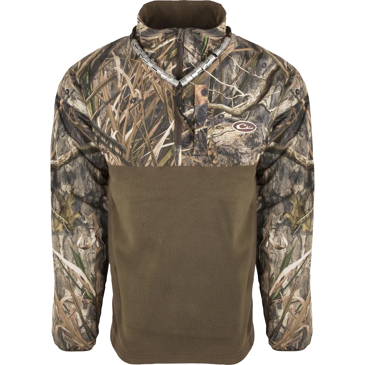 Drake Waterfowl Men's 1/4 Zip Refuge Eqwader™ Pullover - Lightweight Hunting Shirt for Waterfowl & Outdoor Activities