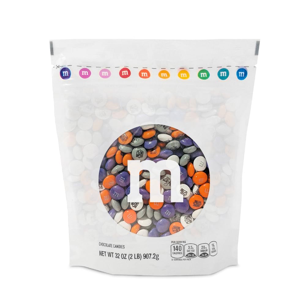 Super Bowl LVIII M&M'S Chocolate Candies Bulk - Party Snacks & Decor (2 LB) for Game Day
