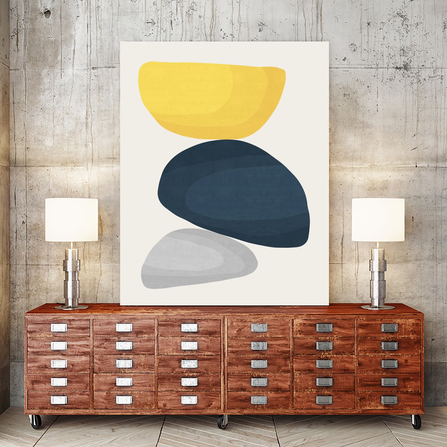 Abstract Xv 2 - Modern Abstract Wall Art Canvas Painting for Home & Office Decor | Perfect for Living Room, Bedroom, Dining Room & Office Spaces