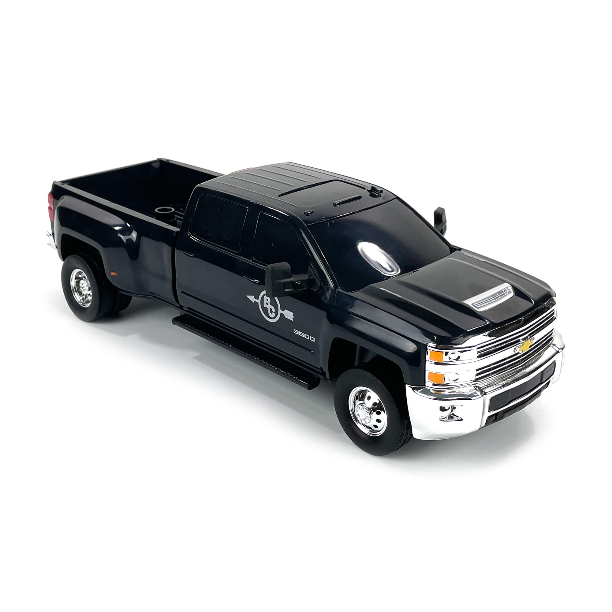 Realistic 1:20 Scale Chevrolet Silverado Dually Truck Toy with Trailer Hitch - Big Country Toys Farm Vehicle for 3+ Year Old Boys | Pretend Play, Gift for Kids, Farm & Construction Role Play Scenes