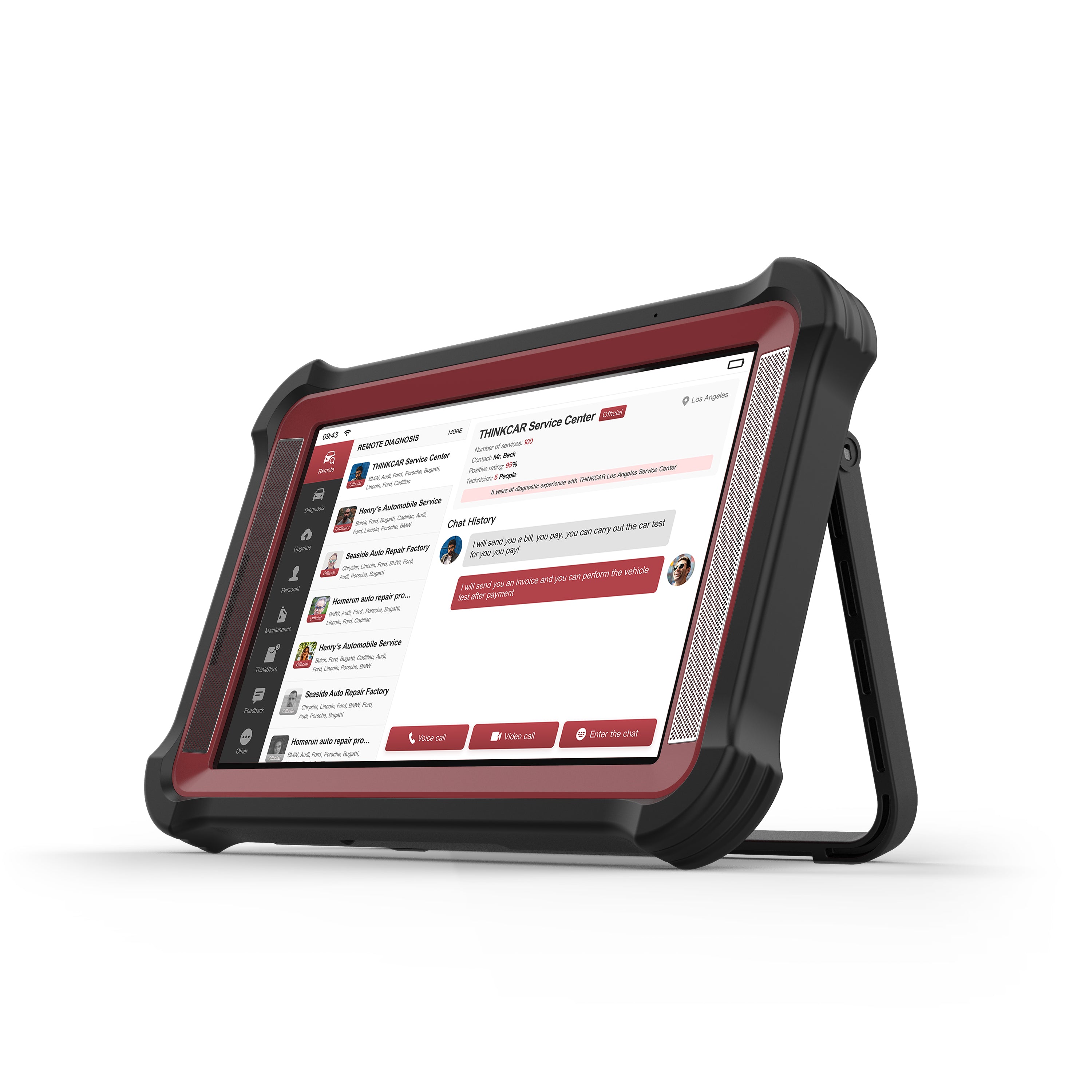 THINKTOOL X10 10-Inch Professional OBD2 Scanner & Car Code Reader - Automotive Diagnostic Tablet Tool with Remote Access Support | Compatible with Most Vehicles for Engine, ABS, Transmission & More | Perfect for Mechanics, DIY Enthusiasts & Auto Shops