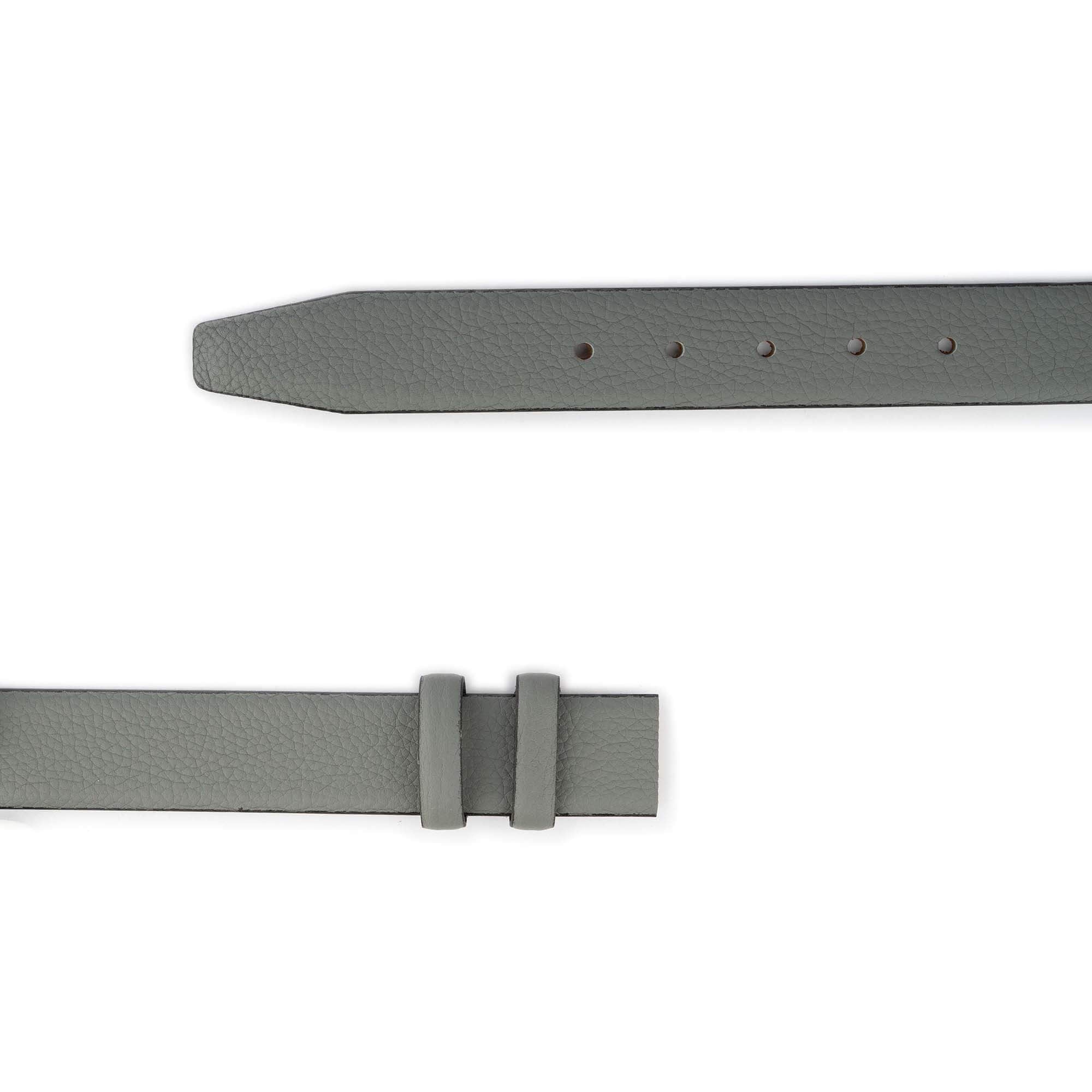 Light Gray Leather Strap for Ferragamo Buckles - Premium Replacement Band for Watches & Handbags | Perfect for Dress Watches, Luxury Accessories & Everyday Wear