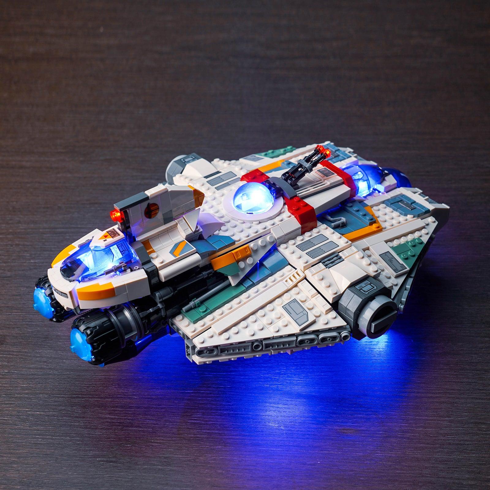 LEGO Star Wars Ghost & Phantom II (75357) Lighting Kit - LED Light Set for Building Blocks - Enhance Your LEGO Display for Home Decor & Collectibles