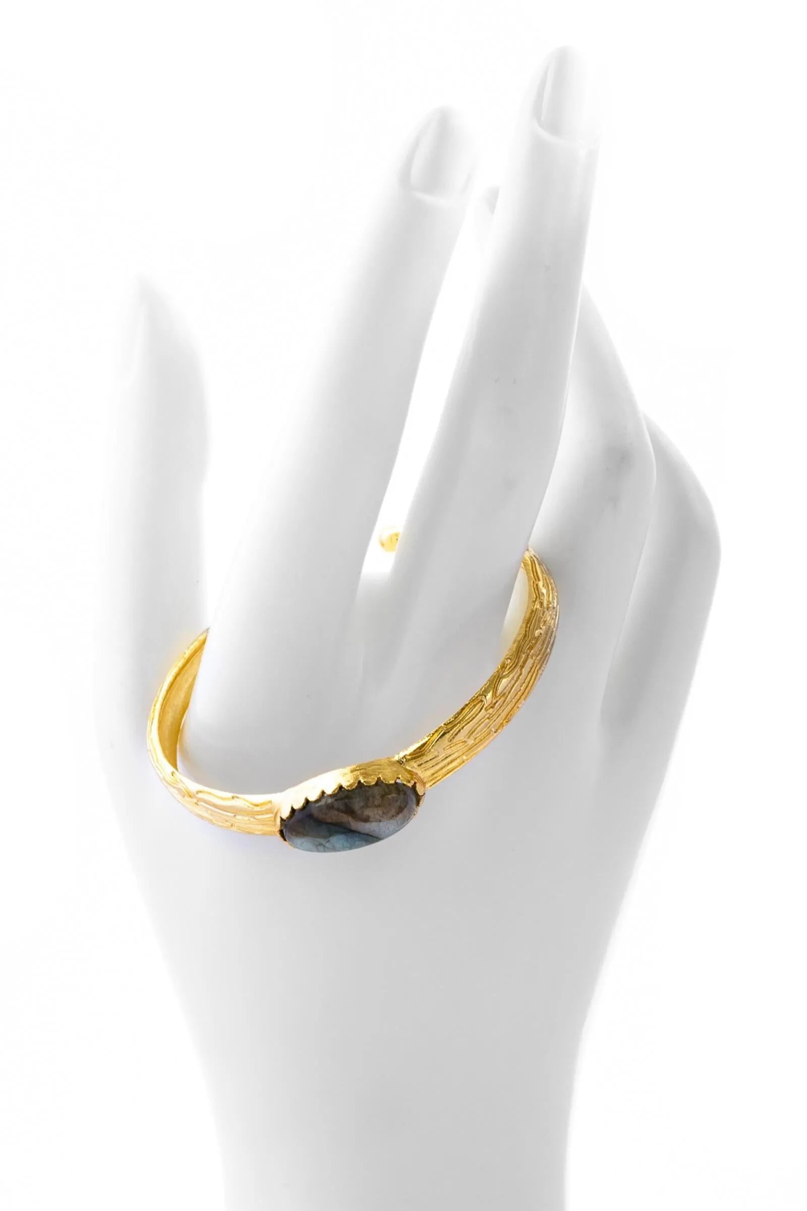 Exquisite Gemstone Cuff Bracelet for Women - Handmade Boho Jewelry with Natural Stones - Perfect for Weddings, Parties & Everyday Wear