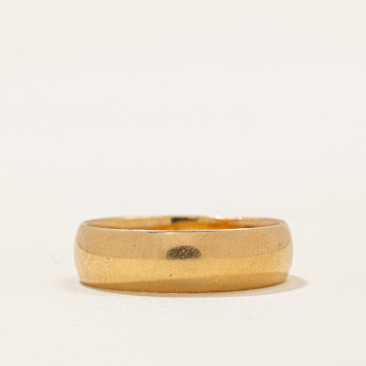 18K Yellow Gold 1911 Birmingham Wedding Band - 4.95mm Wide, Size 6.75 - Classic Mens Wedding Ring for Anniversary, Engagement & Special Occasions