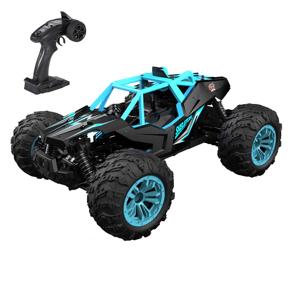 GoolRC 1:14 Scale 2.4Ghz Remote Control Car - 4WD 36KM/H High Speed Off-Road Monster Truck with Alloy Shell | All Terrain Electric RC Vehicle for Kids & Adults | Perfect for Backyard Racing, Outdoor Adventures and Climbing Play