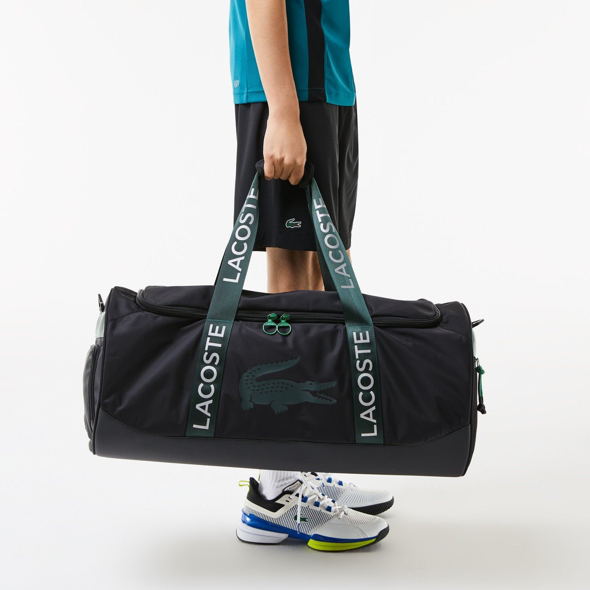 Lacoste L23 Tennis Bag for Men & Women - Durable Sports Duffel with Shoulder Strap - Perfect for Tennis, Gym, Travel & Workout Gear Storage