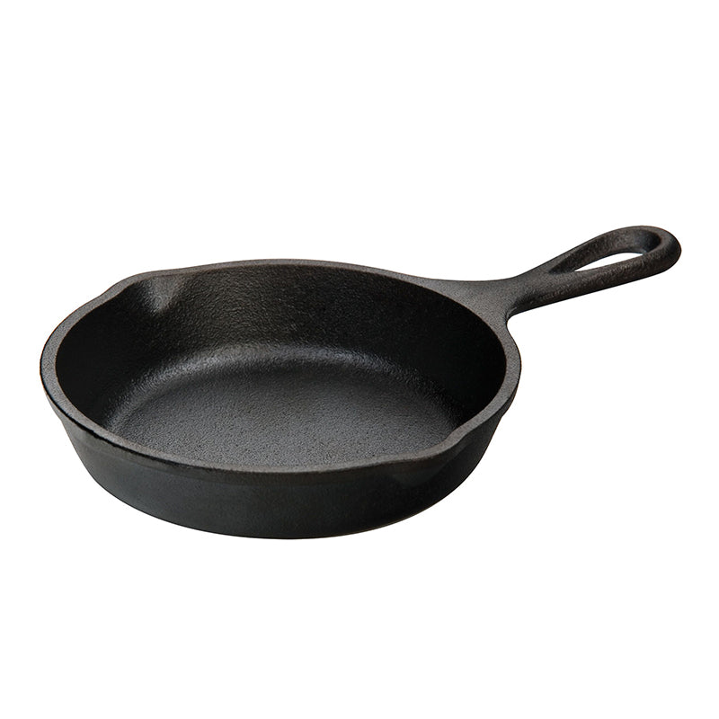 5 Inch Cast Iron Skillet - Pre-Seasoned, Heavy Duty Cookware for Stovetop, Oven & Grill - Perfect for Searing, Frying & Baking - Ideal for Camping, Home Kitchen & Outdoor Cooking