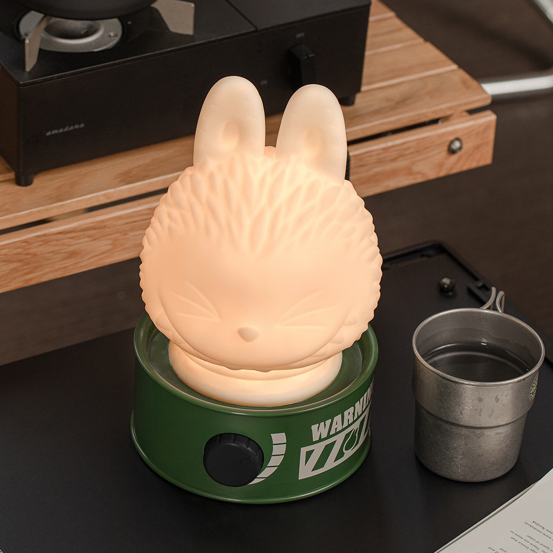 POP MART The Monsters Home of the Elves Series Rechargeable LED Night Light - Cute Desk Lamp for Kids Room, Bedside, Nursery Decor & Gift