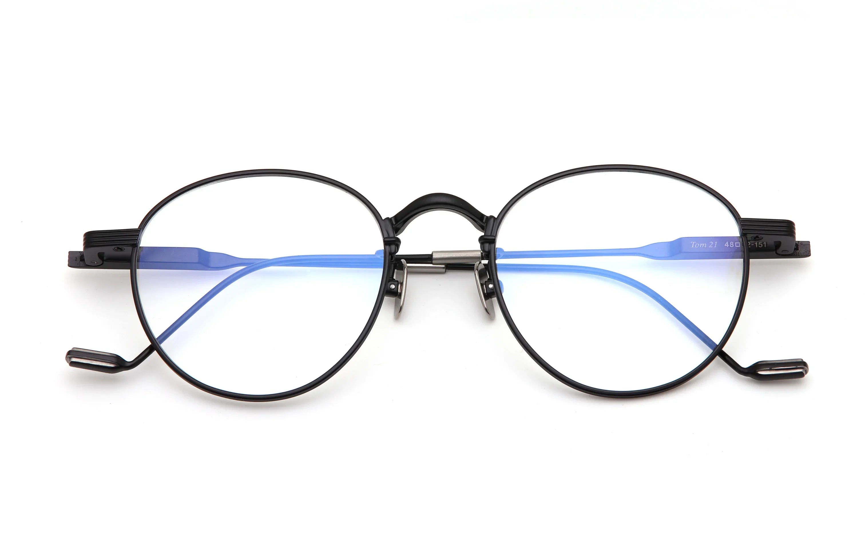 Aror Unisex Full Rim Round & Square Titanium Eyeglasses Frame 492122 - Lightweight Durable Glasses for Work, Reading & Fashion