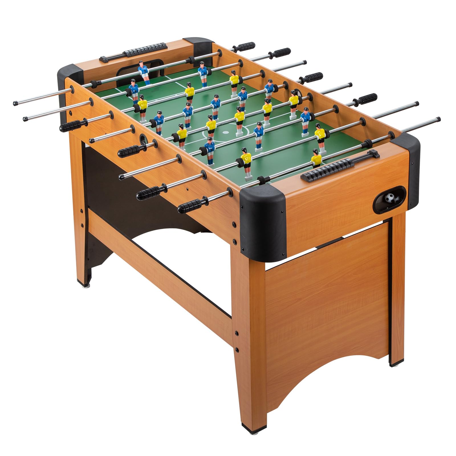 48-Inch Foosball Table for Kids & Adults - 4 FT Regulation Size Soccer Game Table for Home, Game Room & Arcade - Perfect for Family Fun & Competitive Play