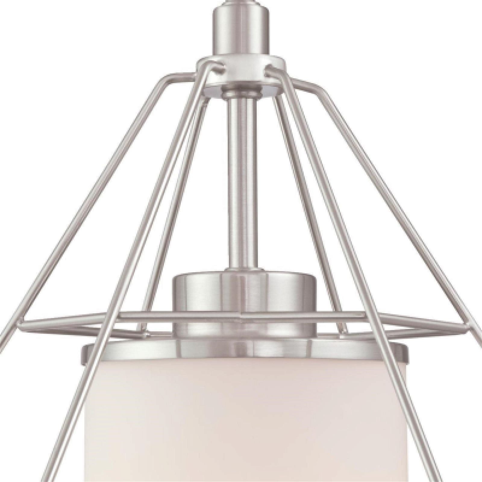 Westinghouse Modern Glass Float Pendant Light - Stylish Hanging Ceiling Fixture for Kitchen Island, Dining Room, and Bedroom Lighting