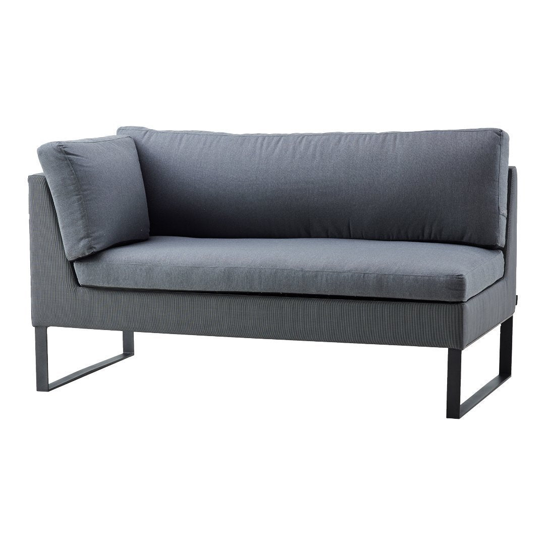 Flex 2 Seater Sofa Right Module - Modern Sectional Couch for Living Room, Apartment & Small Spaces - Comfortable L-Shaped Loveseat with Right Chaise