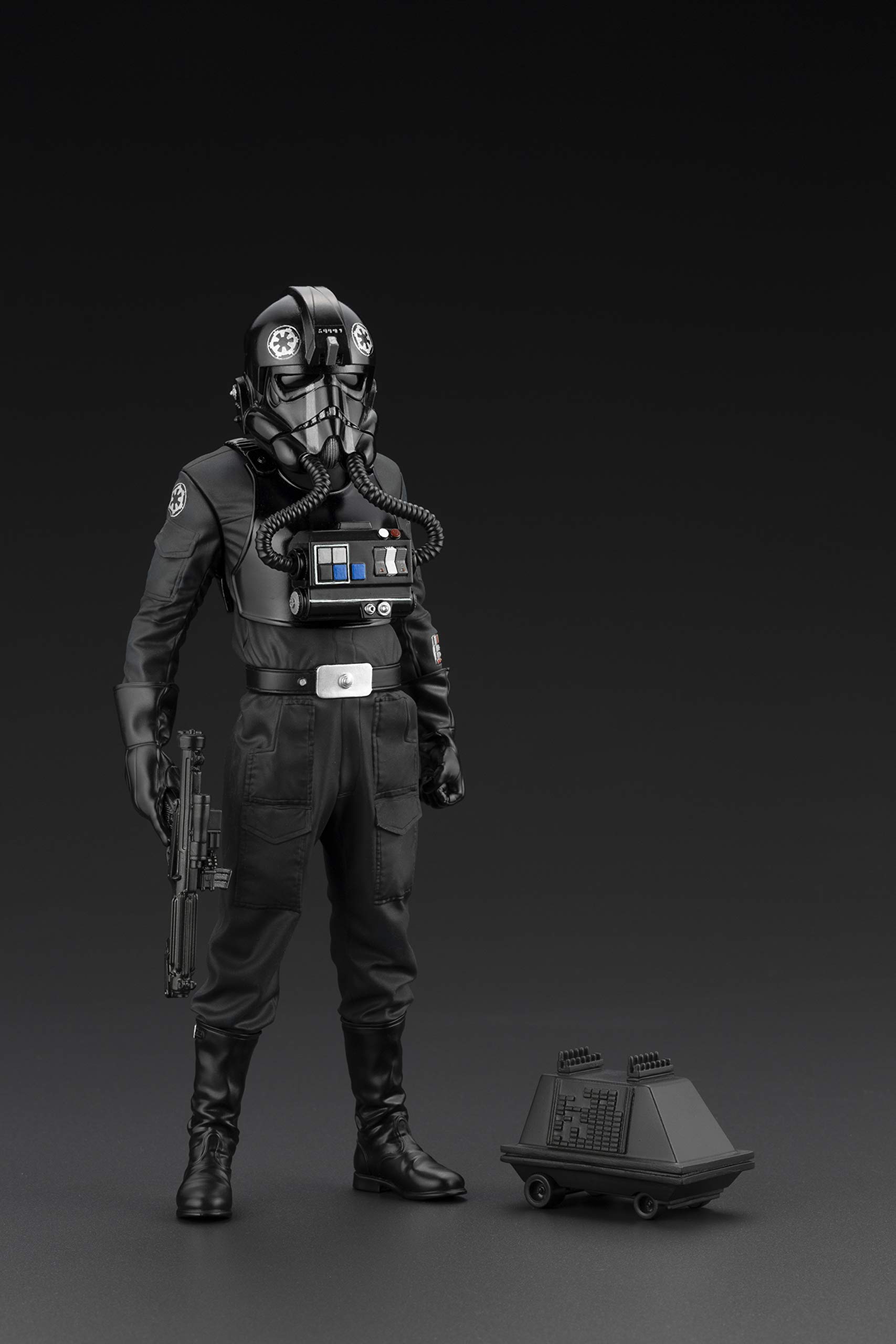 Amazon Exclusive Star Wars A New Hope Tie Fighter Pilot Backstabber & Mouse Droid PVC Statue - Collectible Multicolor Action Figure for Display, Gifts & Star Wars Fans