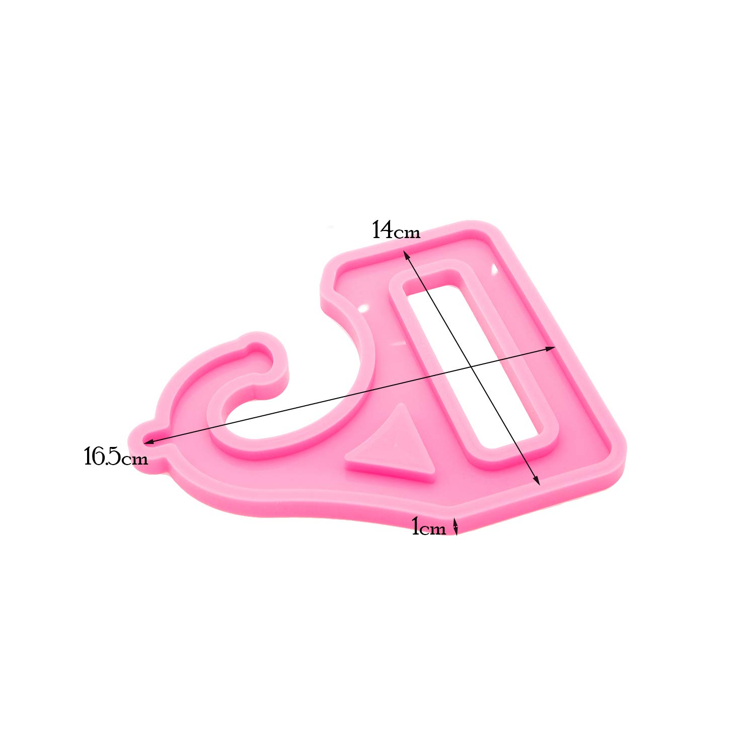 Super Glossy Silicone Hand Hook Mold for DIY Epoxy Resin Casting - 10 Pack Hanger Hooks for Jewelry, Keychains & Craft Making - Perfect for Resin Art, Home Decor & DIY Gifts