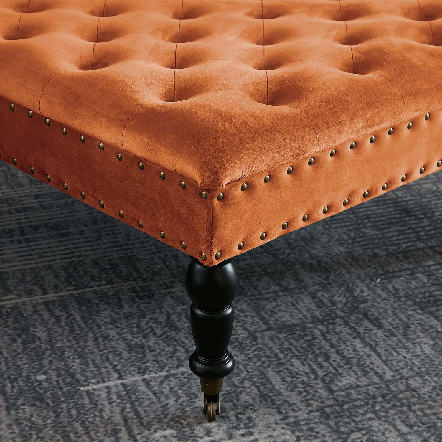 Supersoft Tufted Coffee Table Ottoman - 33