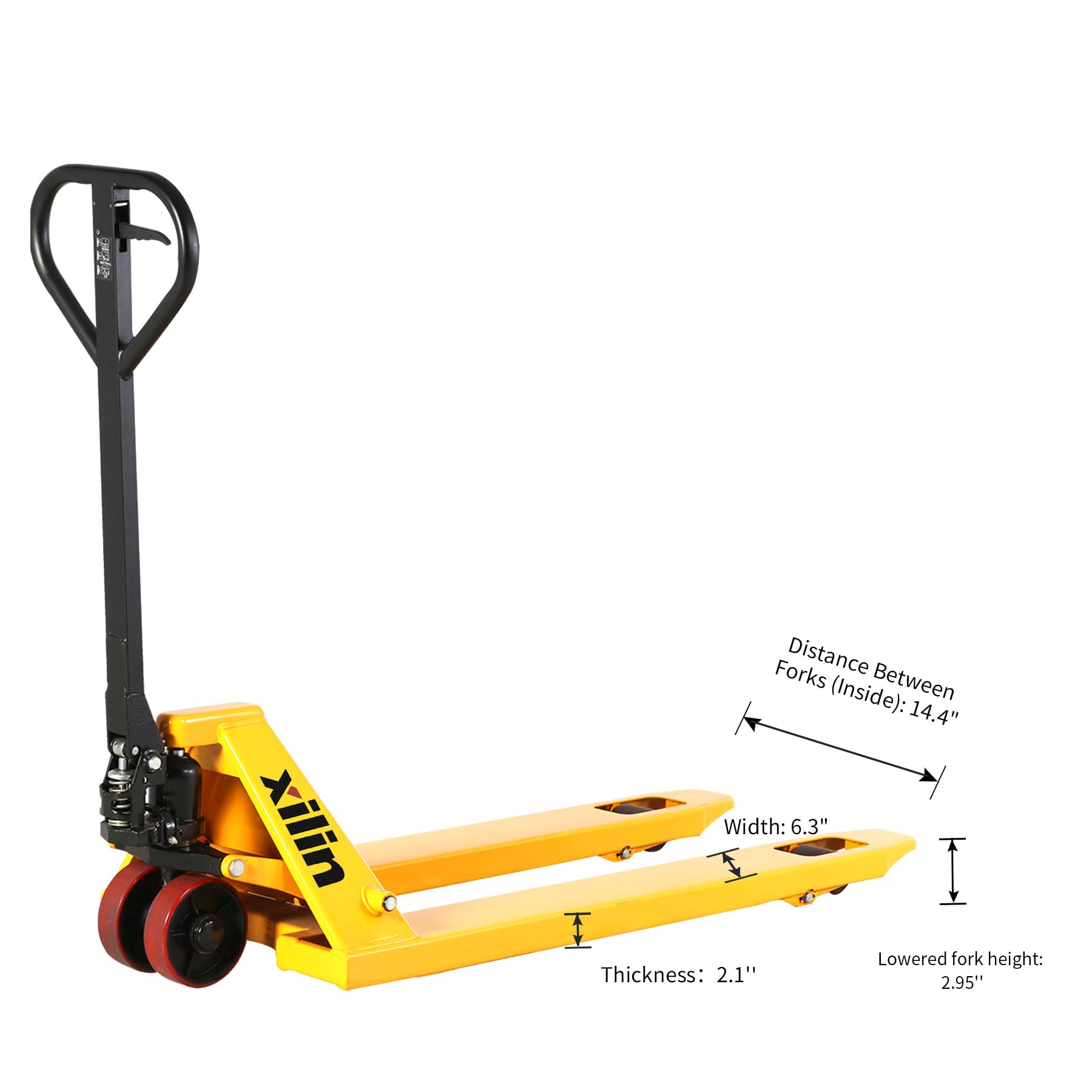 Heavy Duty Xilin Manual Pallet Jack - 5500Lbs Capacity Hand Pallet Truck with 48
