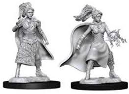 D&D Human Sorcerer Unpainted Miniature Figure - Fantasy Tabletop RPG Game Accessory for Dungeons & Dragons Campaigns & Wargaming