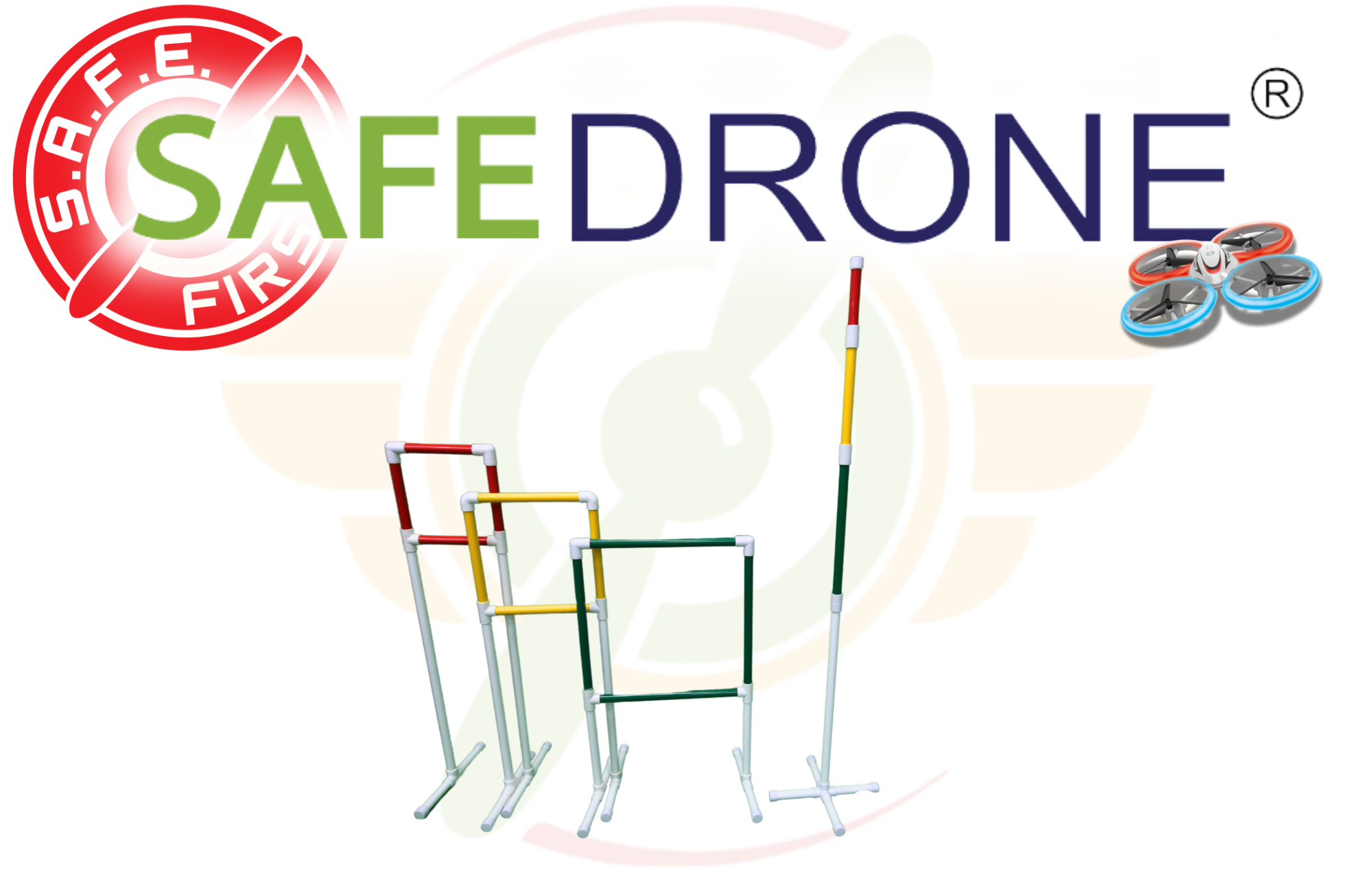 SAFEDrone™ Foam Obstacles for Classroom - Safe & Durable Drone Training Equipment for Kids & Beginners - Perfect for STEM Education & Indoor Flying Practice