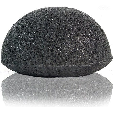 KUU Konjac Sponge with Bamboo Charcoal - Gentle Exfoliating Face Cleanser for Acne-Prone Skin | Deep Pore Cleansing & Oil Control for Daily Skincare Routine