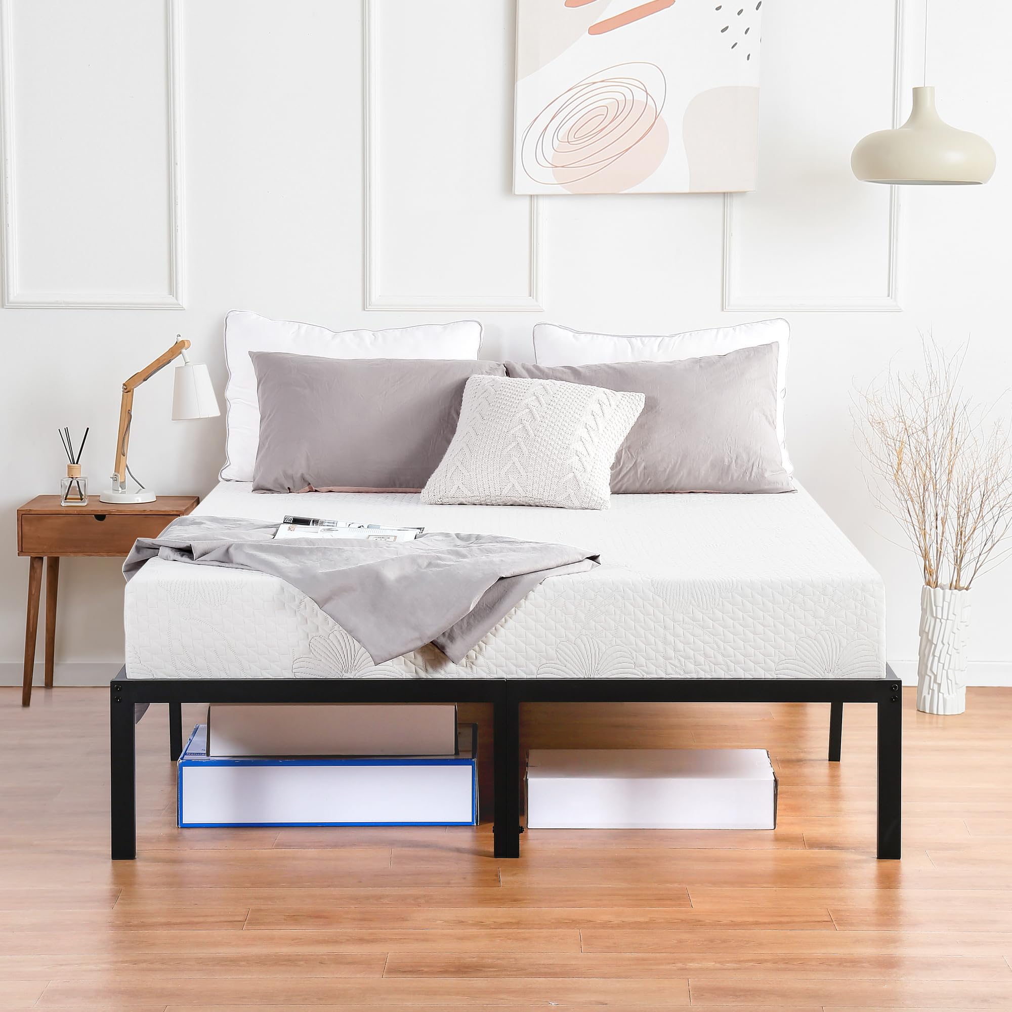 PrimaSleep 9 Inch Twin Size Gel Memory Foam Mattress - CertiPUR-US Certified, Medium Firm for Pressure Relief & Comfort - Perfect for Kids' Rooms, Guest Beds & Small Spaces - Bed in a Box