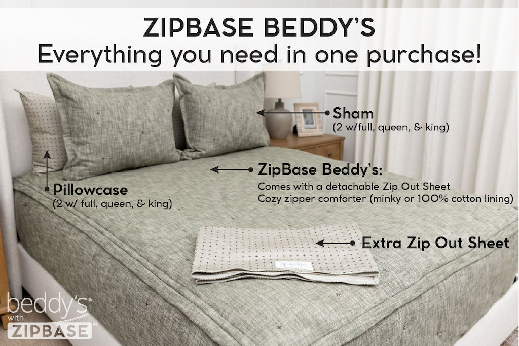 Remington Luxe Beddy's - Ultra Soft & Cozy Bedding Set for All Seasons | Perfect for Home, Dorm, or Travel Use
