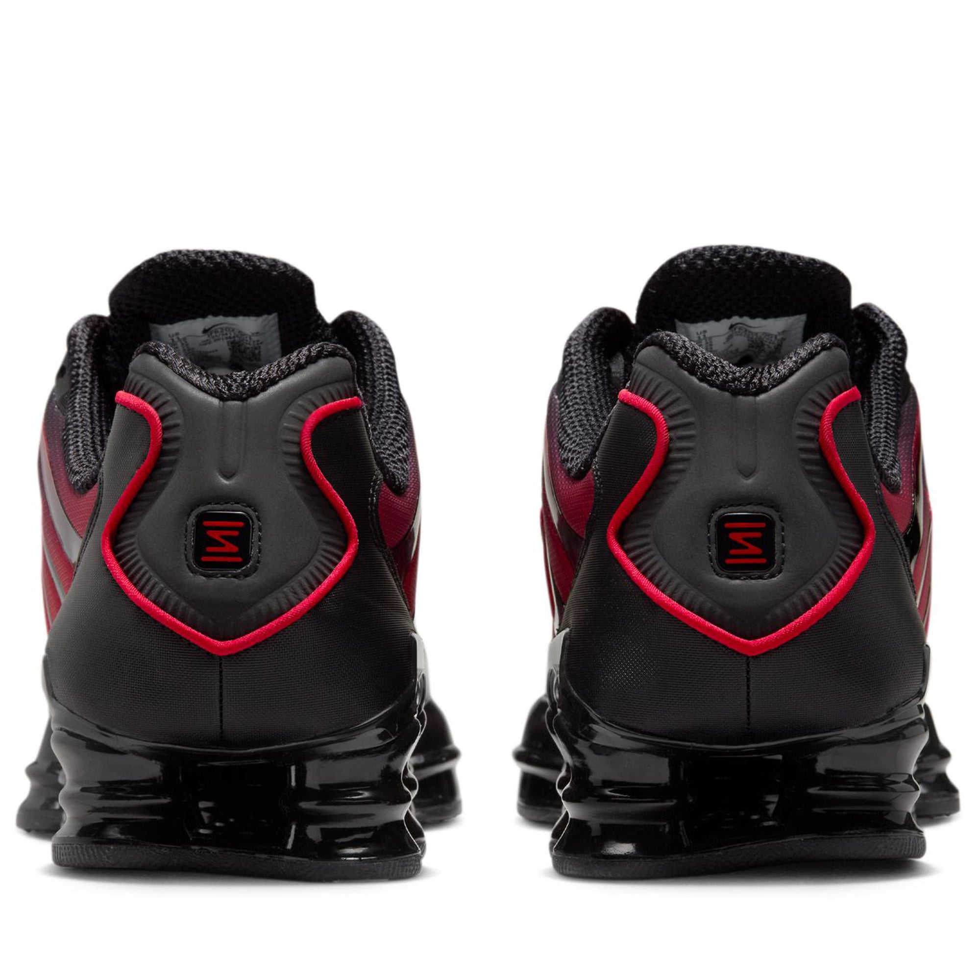 Nike Shox TL Men's Running Shoes - Black/University Red - Lightweight Cushioned Sneakers for Jogging, Gym & Daily Wear