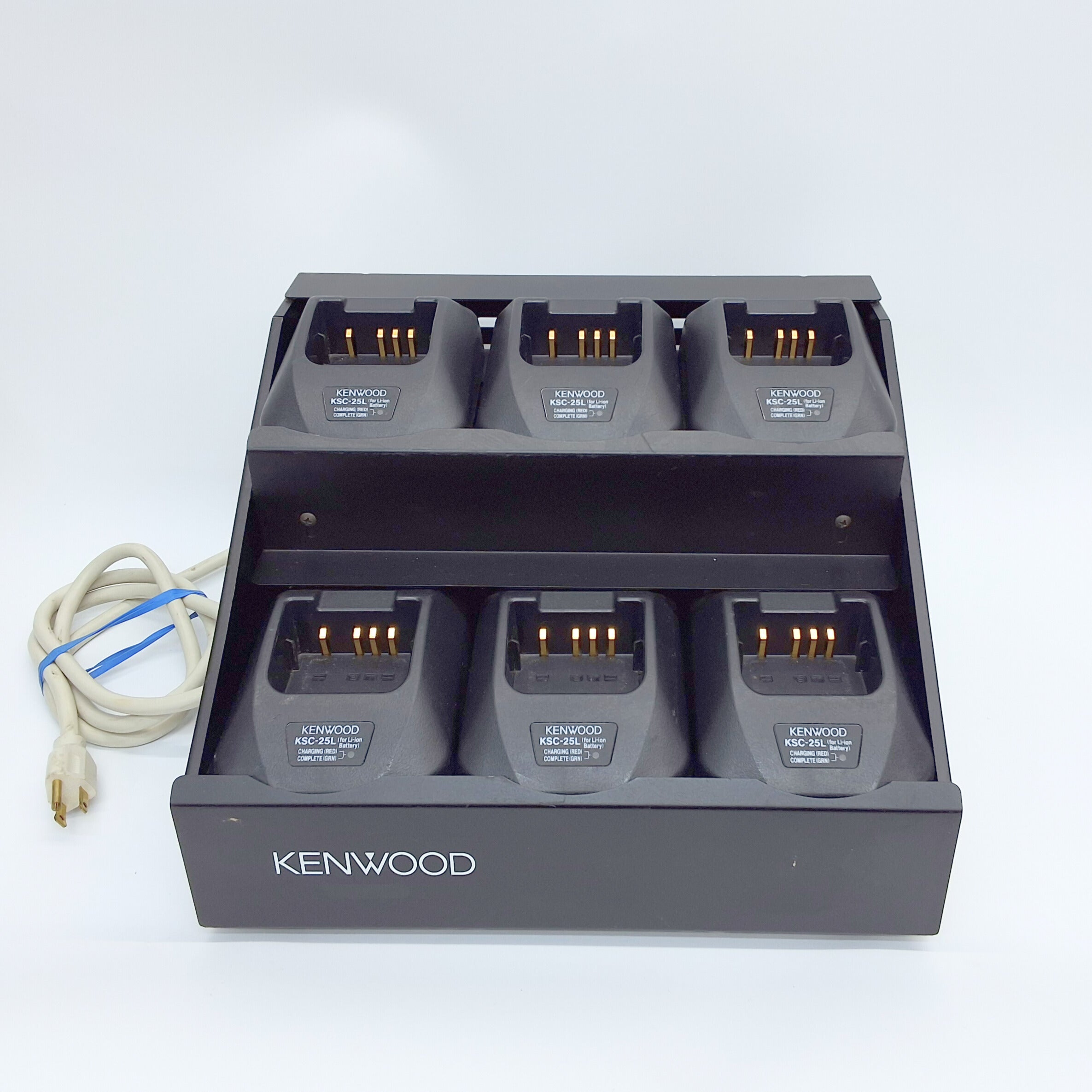 Kenwood KMB-23 KSC-25L 6-Unit Multi-Radio Charger Adapter - Fast Charging for Kenwood Two-Way Radios (Ideal for Offices, Warehouses & Security Teams)