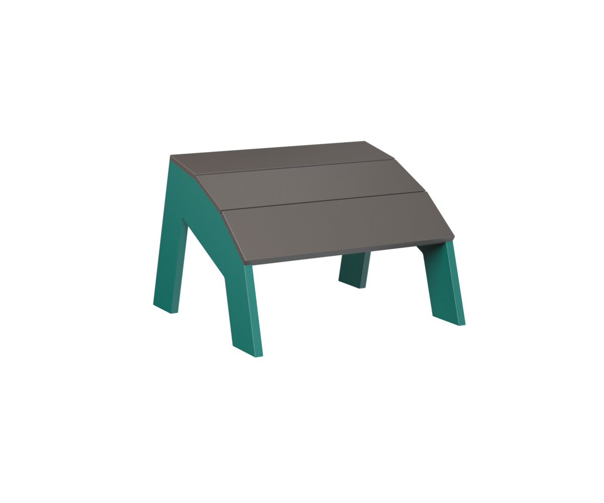 Berlin Gardens Nordic Adirondack Footstool - Outdoor Patio Furniture, Solid Wood Footrest for Garden, Deck & Poolside Relaxation