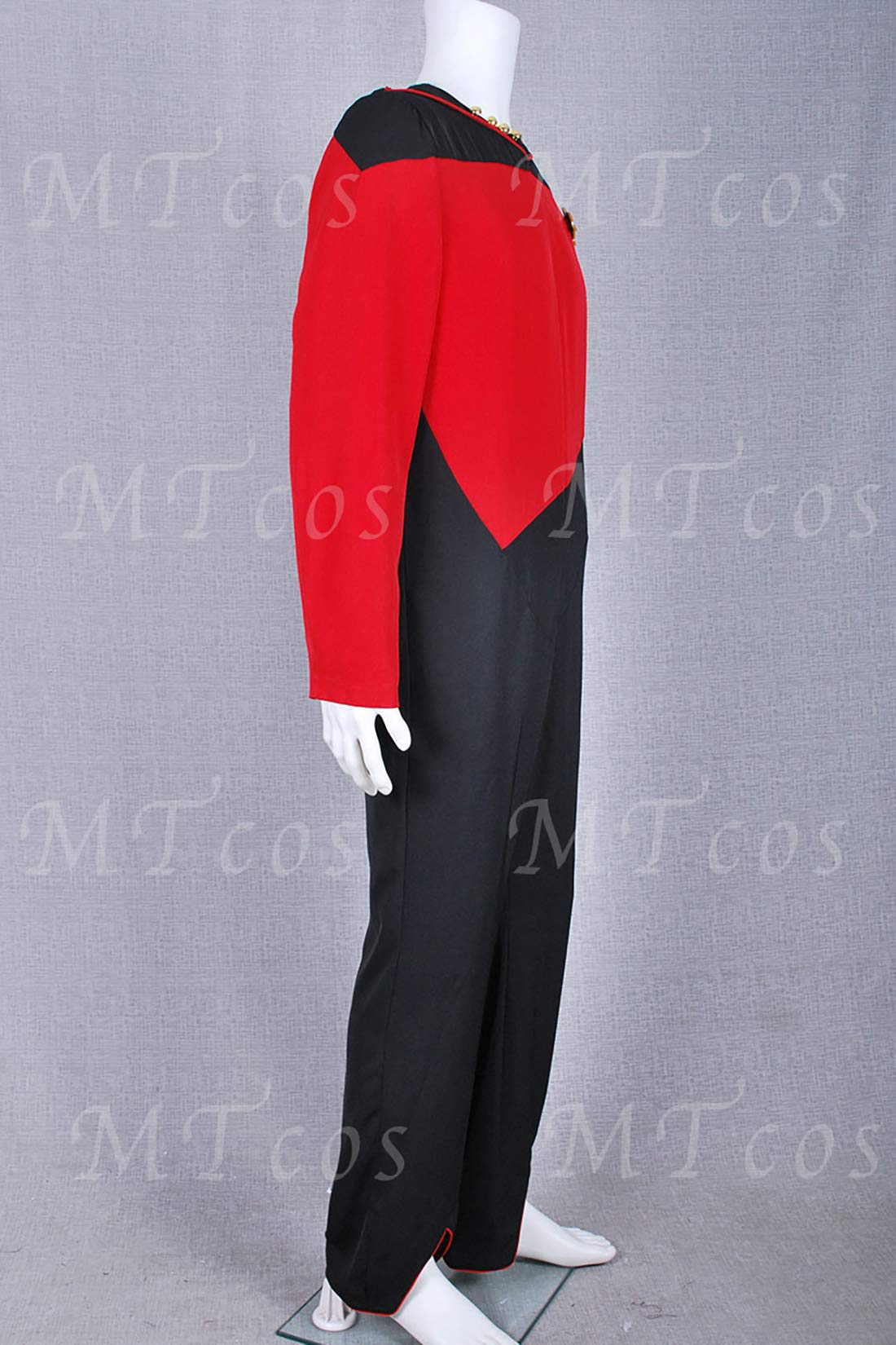Star Trek Cosplay Command Red Jumpsuit Costume - Official Movie Replica for Halloween, Comic Con & Cosplay Events | Perfect for Fans & Collectors