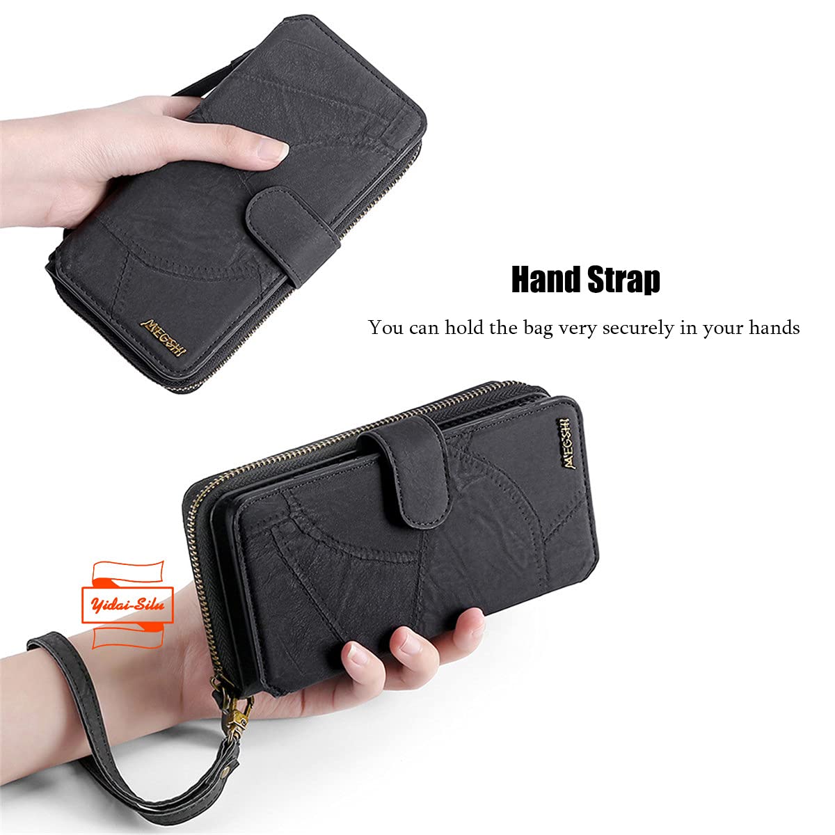 Premium PU Leather Magnetic Flip Case for iPhone 13 Pro (6.1