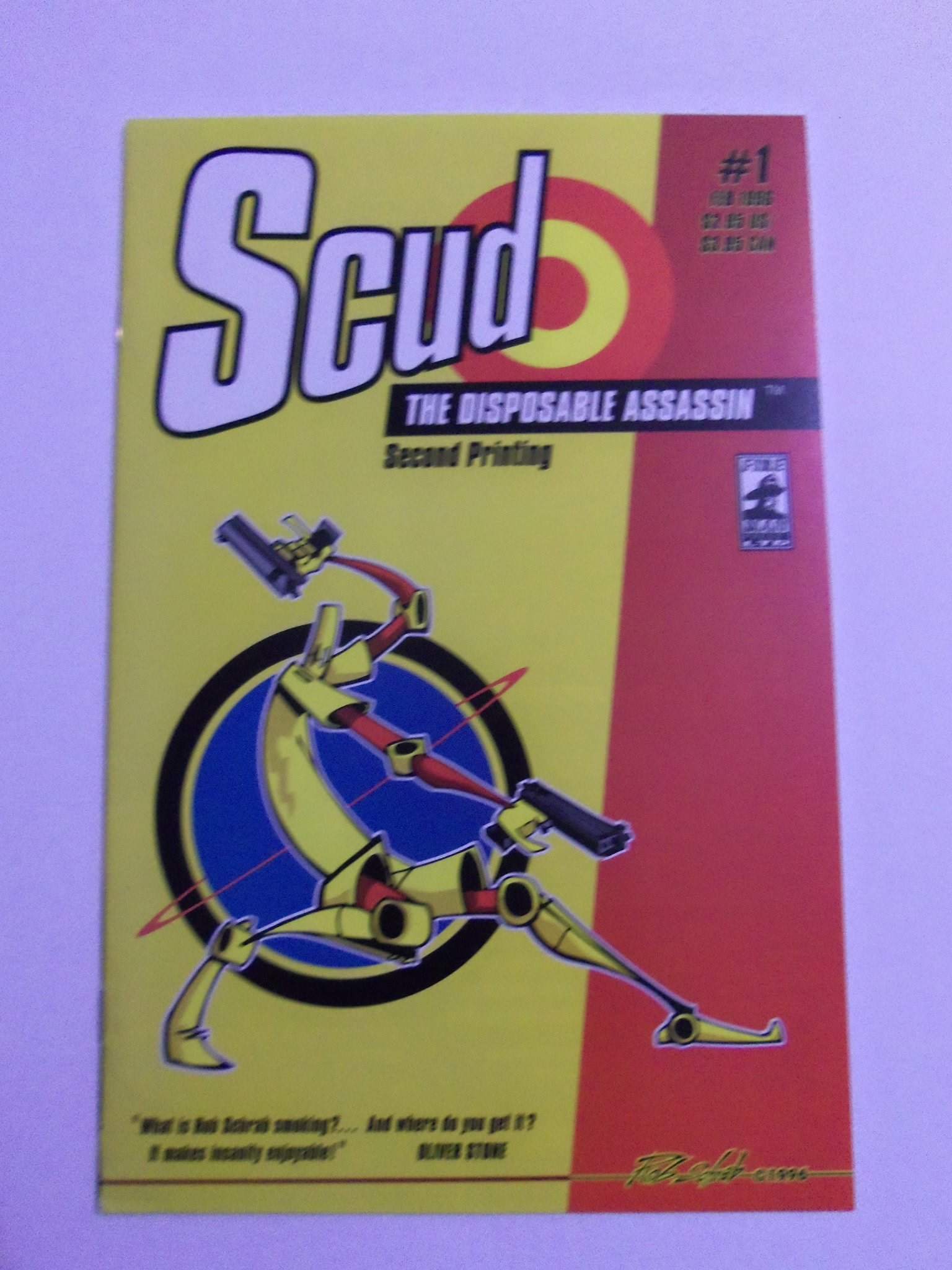 Scud The Disposable Assassin Issue #1 Second Printing Variant Cover - Rare Comic Book Collectible for Superhero Fans & Graphic Novel Enthusiasts | Perfect for Comic Conventions, Display Collections & Gift Giving