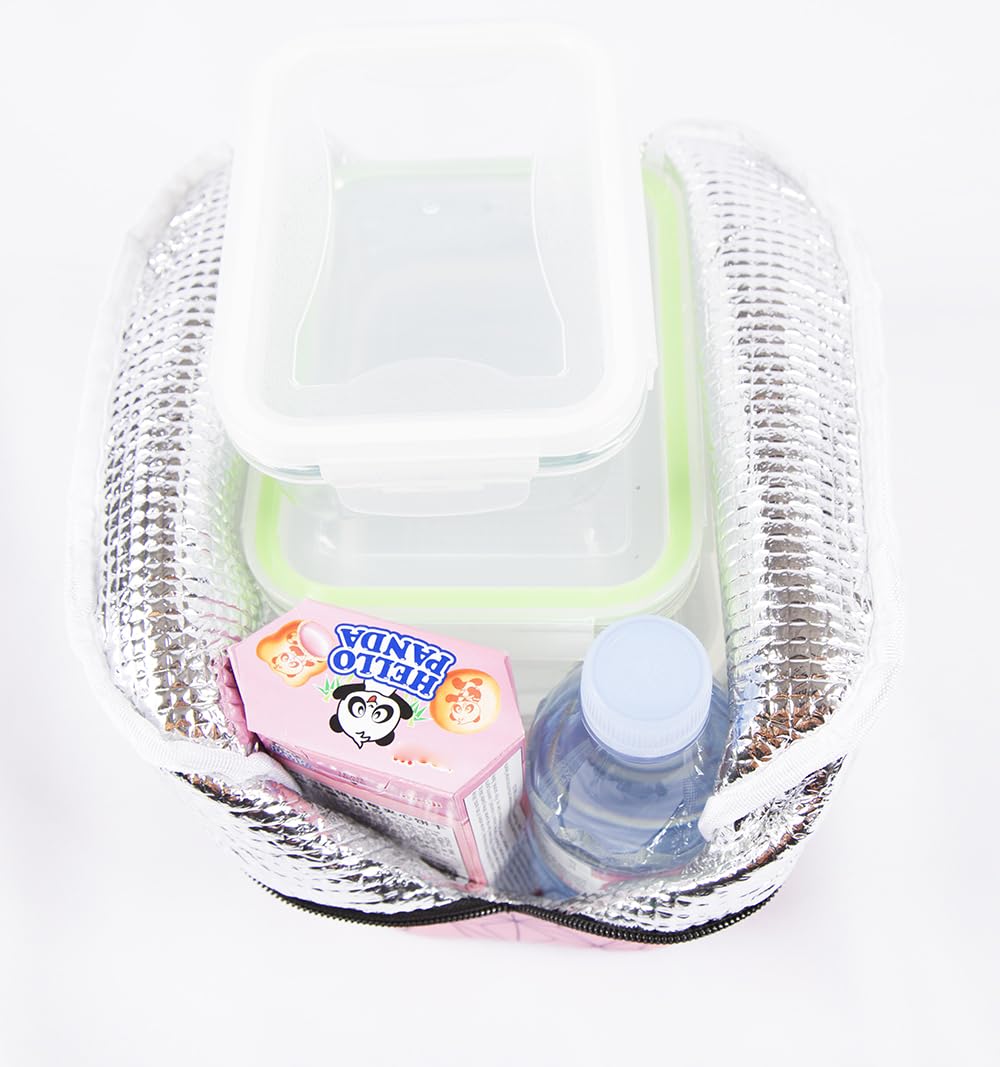 Maxer Insulated Lunch Bag for Women & Kids - Japanese Anime Themed Cooler Lunch Box for School, Work & Picnics