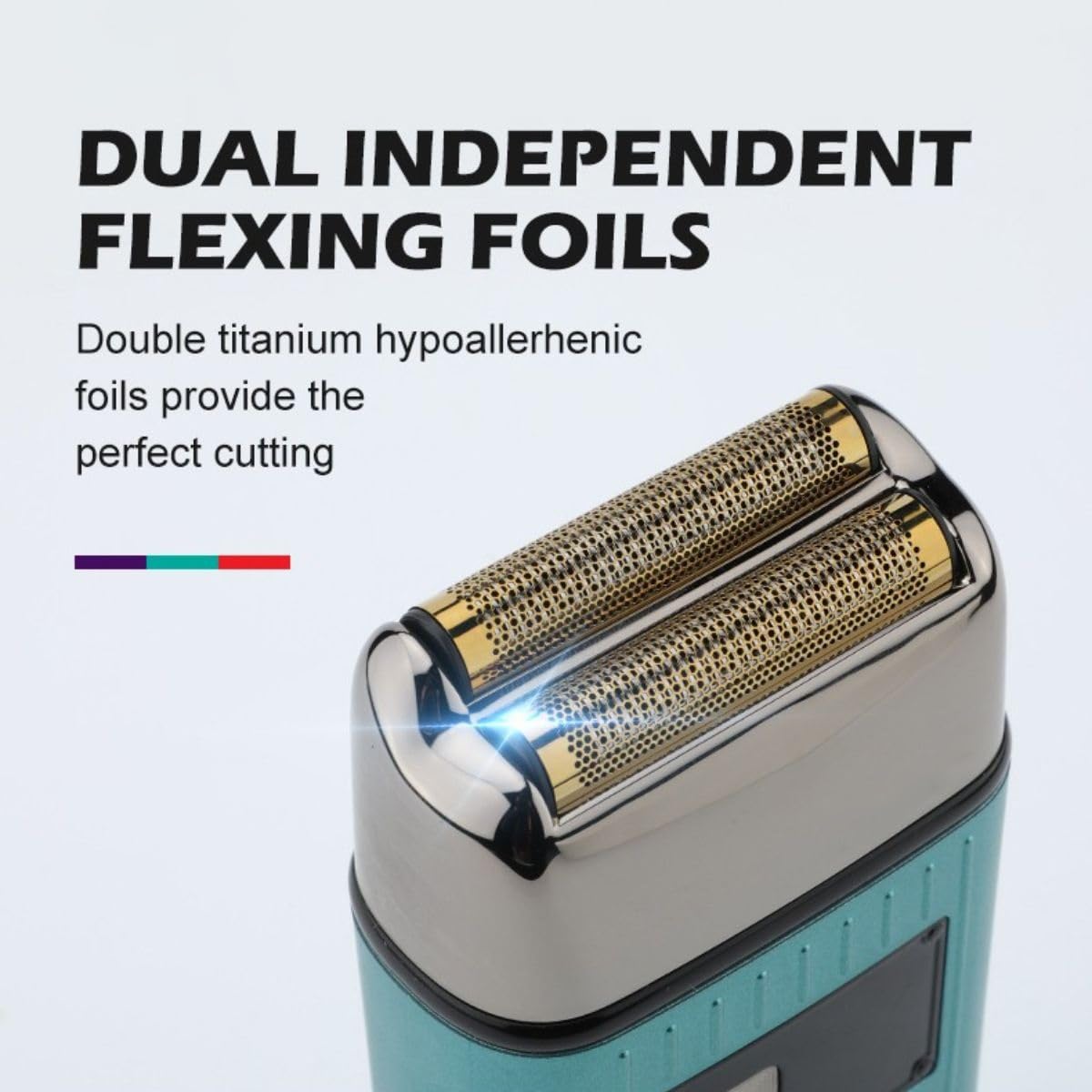 Professional Head Shavers for Bald Men - Waterproof Rechargeable Electric Razor with Foil & Mesh Blades | Perfect for Beard Trimming & Head Shaving at Home or Travel