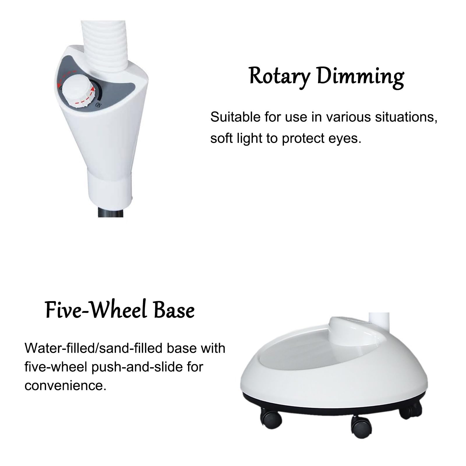 8X Magnifying LED Surgical Examination Light - Medical Gynecological & Dental Lamp for Outpatient Procedures - Perfect for Gynecological Exams, Dental Surgeries, and Clinical Diagnostics