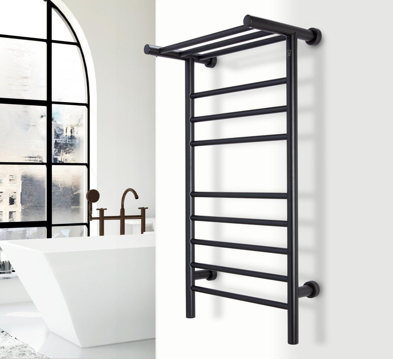 WarmlyYours Summit Dual Connect Hardwired & Plug-In Towel Warmer - 19